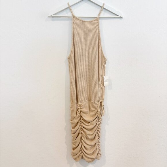 NWT Free People Katya Mini Dress Tan Size XS - Picture 2 of 10